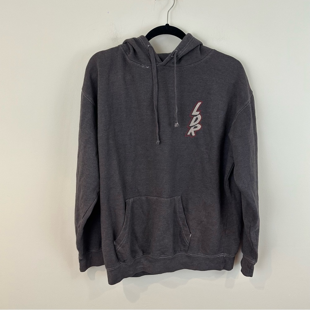 RARE Lana Del Rey Gray Graphic Hoodie F It I love You Size Medium